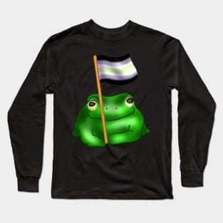 Agender LGBTQ Frog Long Sleeve T-Shirt